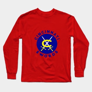 Classic Cincinnati Swords Hockey Long Sleeve T-Shirt